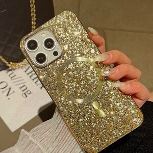 Sparkling Gold Glitter Phone Case